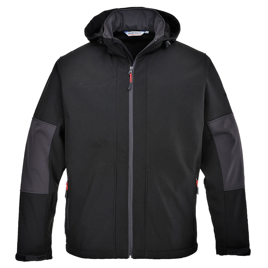 TK53 - Softshell Jacke mit Kapuze