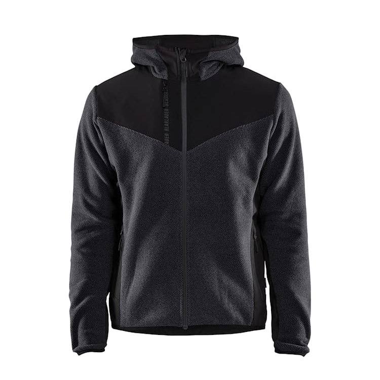 5940 Strickjacke mit Softshell