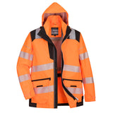 PW367 - PW3 Hi-Vis 5-in-1 Jacke atmungsaktiv
